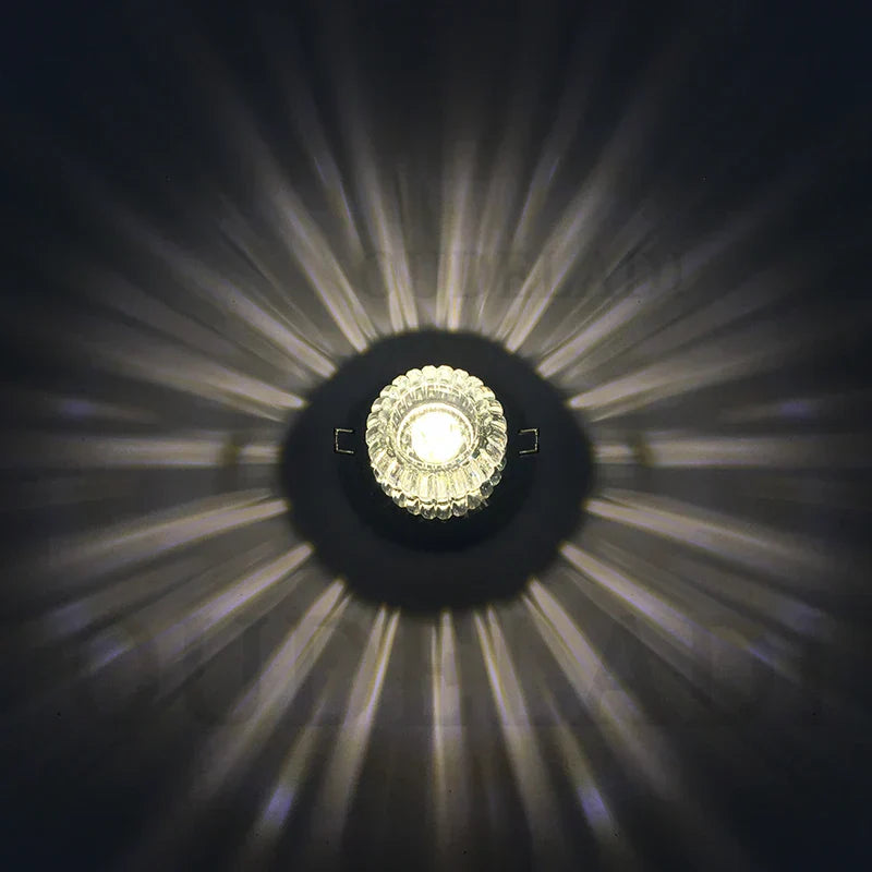 DecorBites™ Crystal LED Flush Mount Ceiling Light for Modern Living Spaces