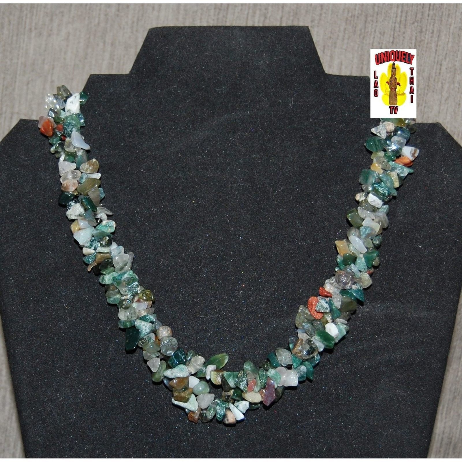 Unakite Chip Necklace