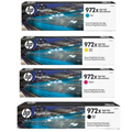 New, Pre-Owned - HP 972X Black, Cyan, Magenta and Yellow Ink Cartridge