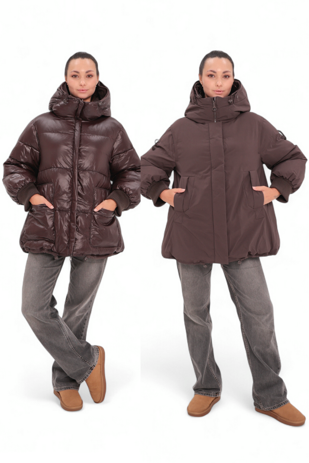⇆ Reversible 2 in 1 Insulated Bio-Down Winter Coat