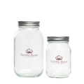 Mason Jars for Homemade Vanilla Extract & Canning (Standard Mouth) - Pint & Quart Sizes