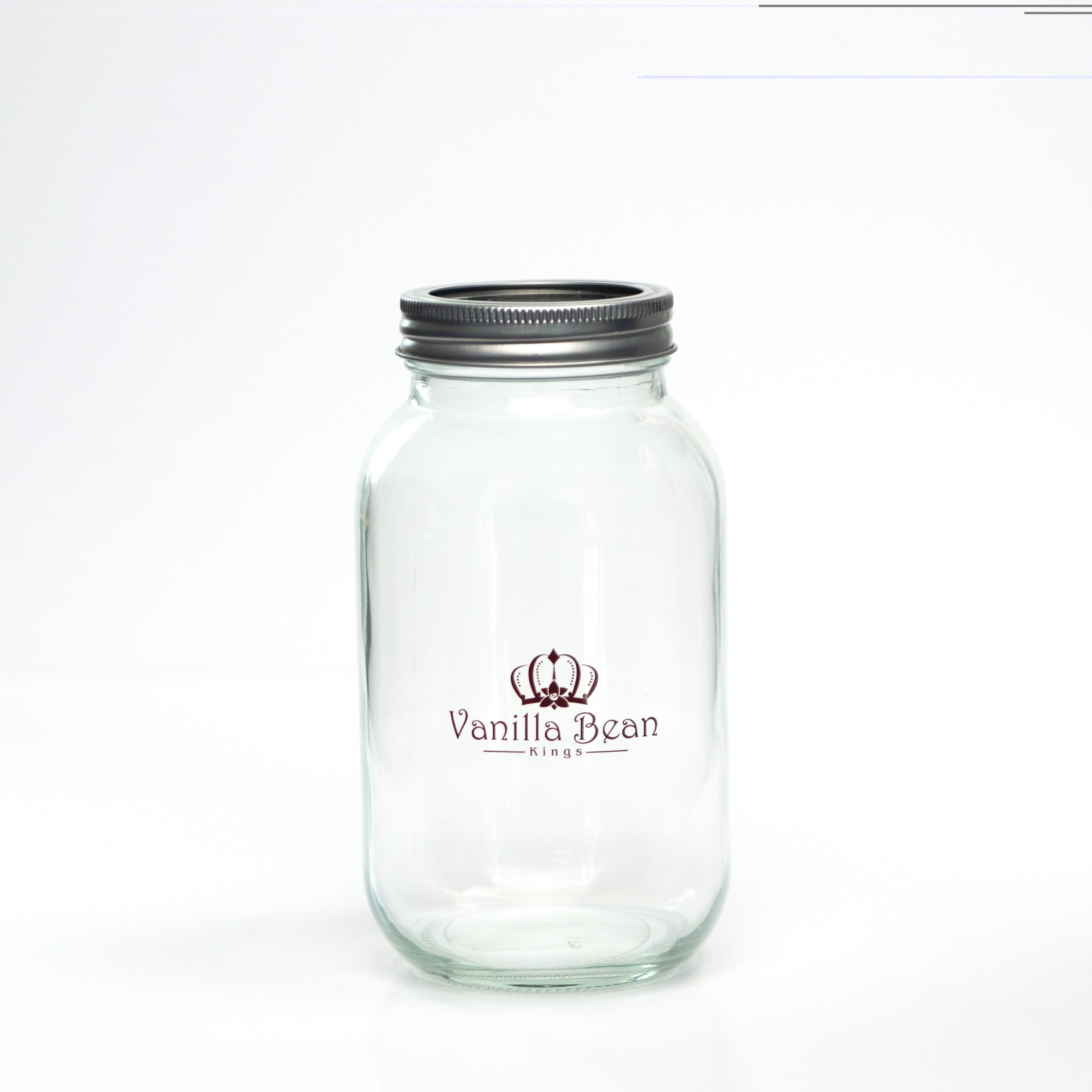 Mason Jars for Homemade Vanilla Extract & Canning (Standard Mouth) - Pint & Quart Sizes