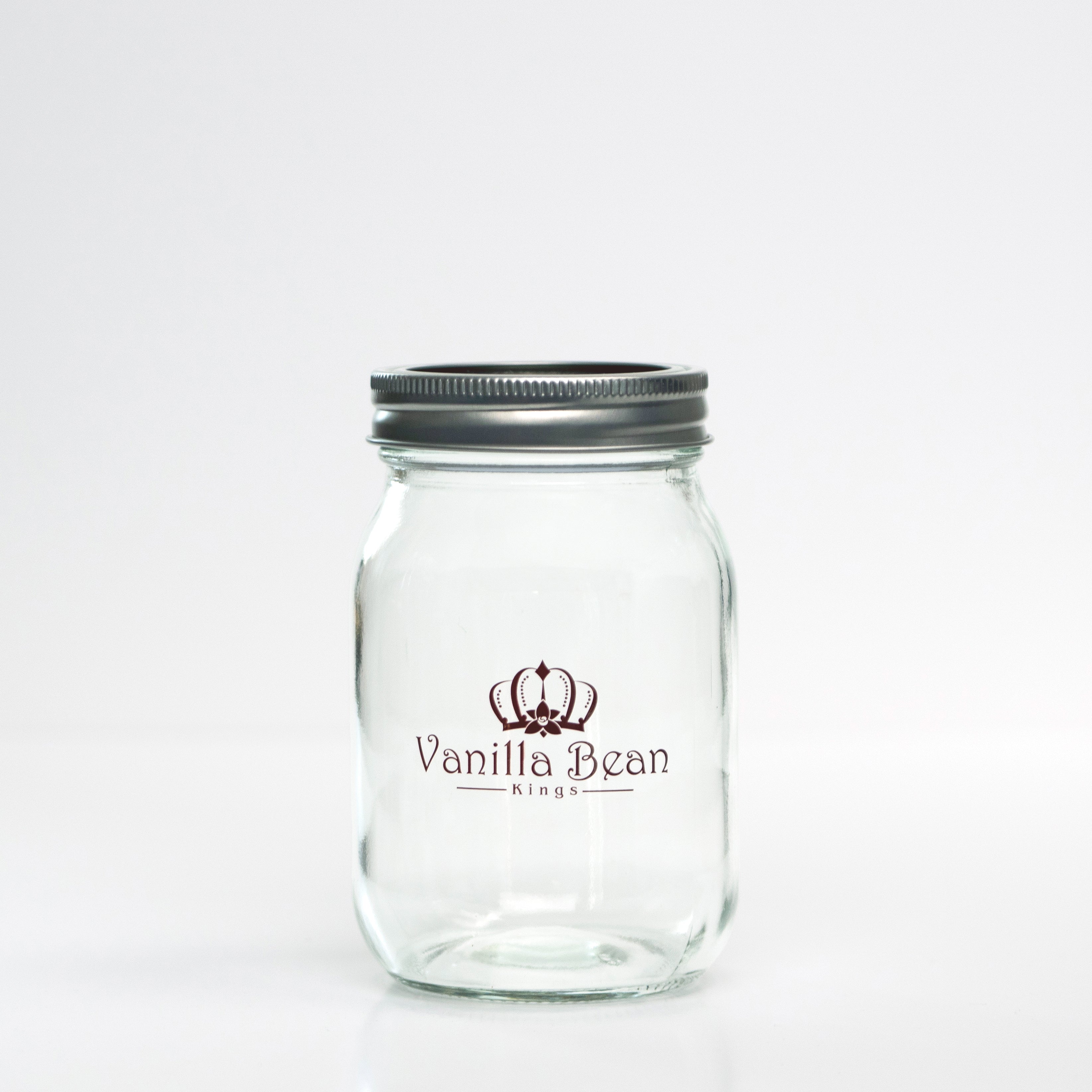 Mason Jars for Homemade Vanilla Extract & Canning (Standard Mouth) - Pint & Quart Sizes