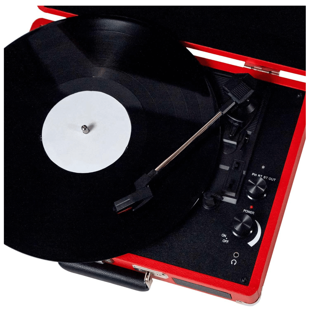 Victor Metro Dual Bluetooth Suitcase 3-Speed Turntable