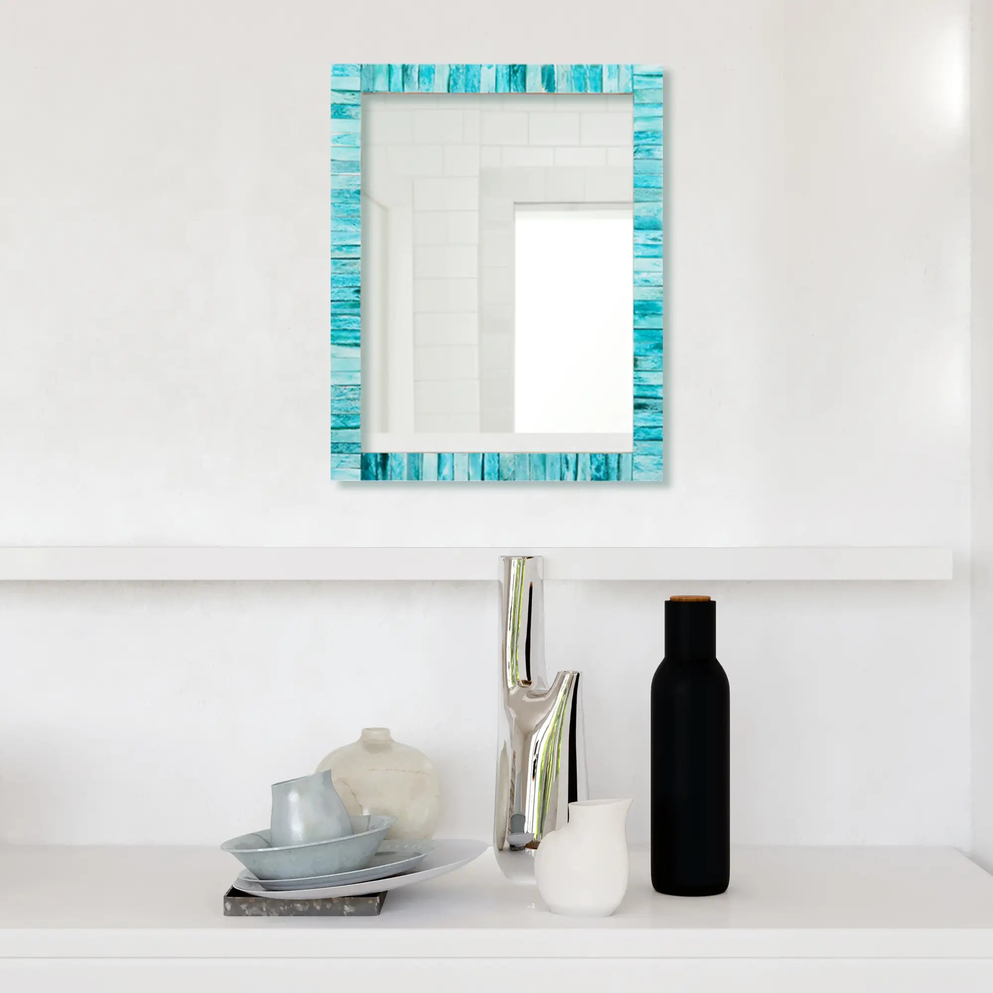 Make To Order Classic Green Mirror Bone Inlay Collection in 4 Sizes
