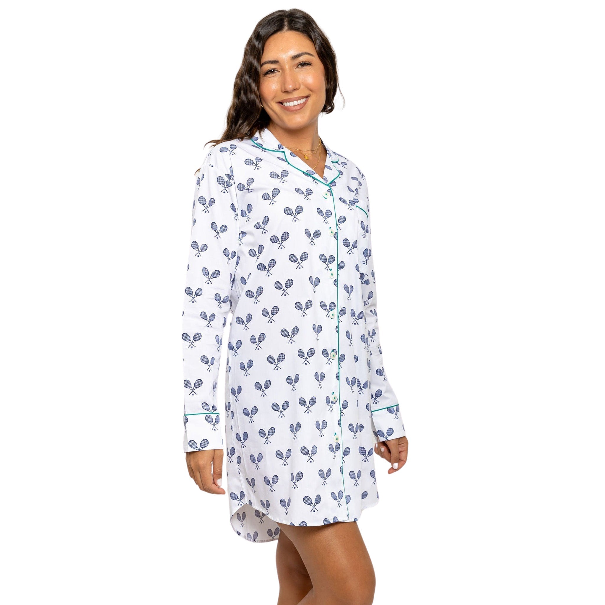 Women's Tennis Navy Night Shirt