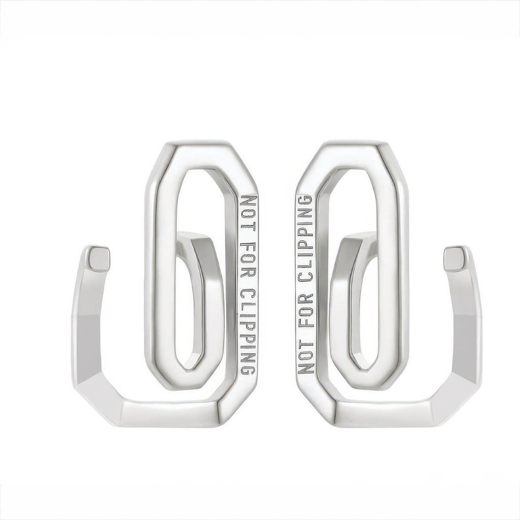 Workaholic Series Paperclip Ear Cuffs - Unisex Design for Ear & Cartilage