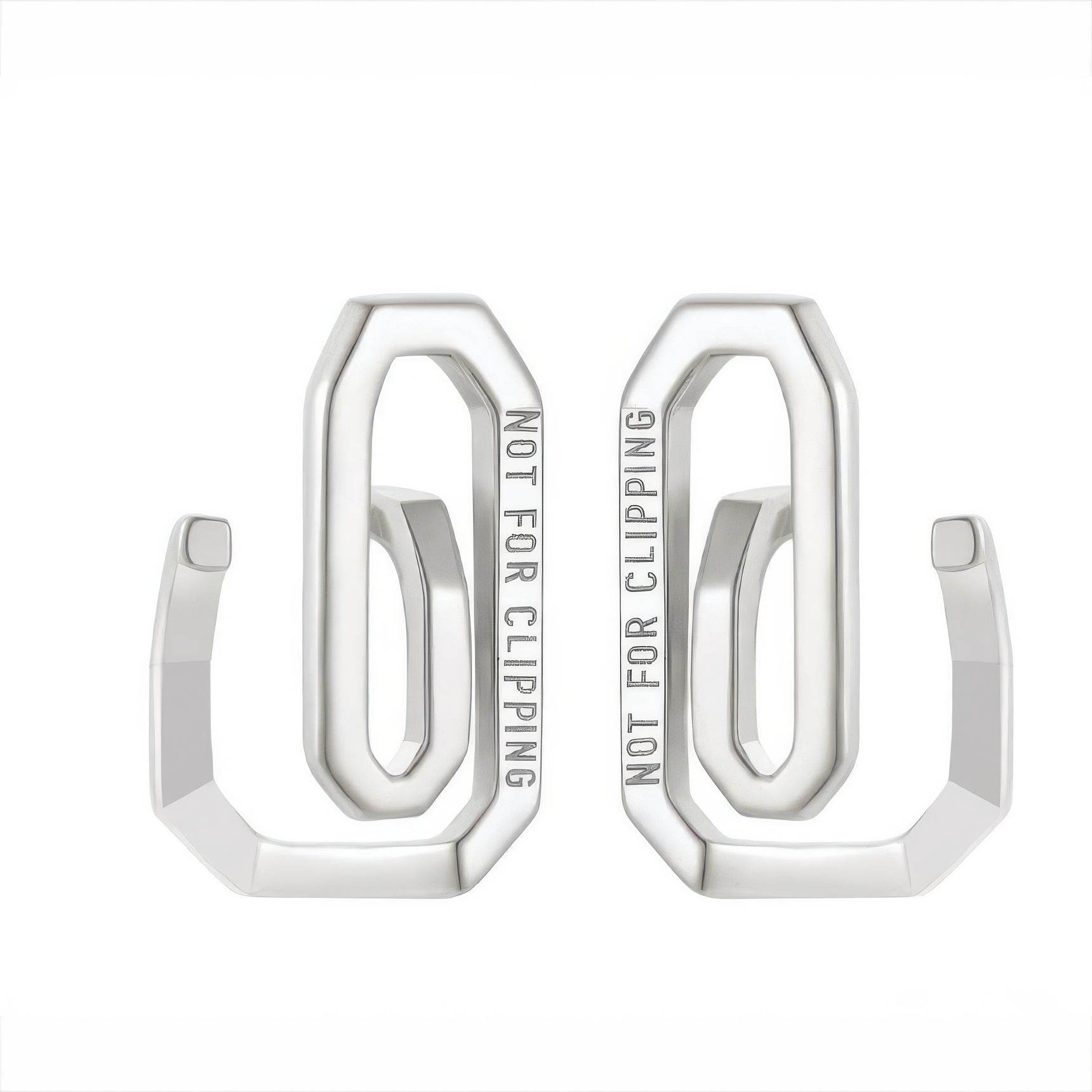 Workaholic Series Paperclip Ear Cuffs - Unisex Design for Ear & Cartilage