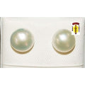 White and Silver Pearl Earring
