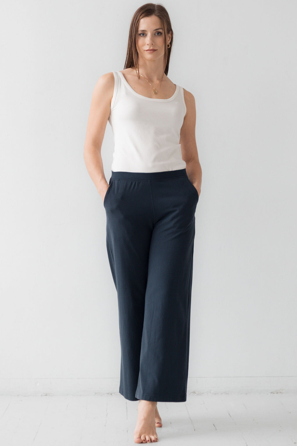 Stretch Cotton Tank