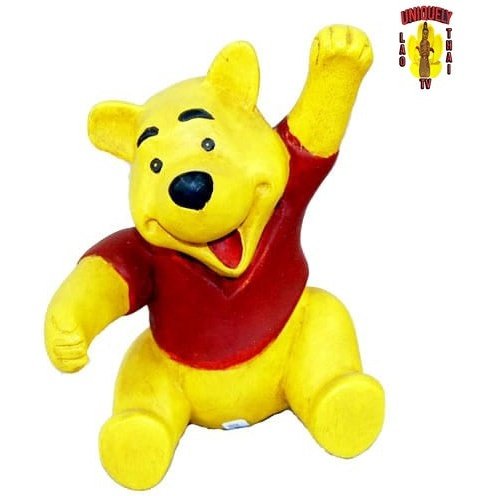 Solid Wood Winnie the Pooh Statue