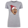 Patrick Mahomes Kansas City Portrait Santa Hat WHT