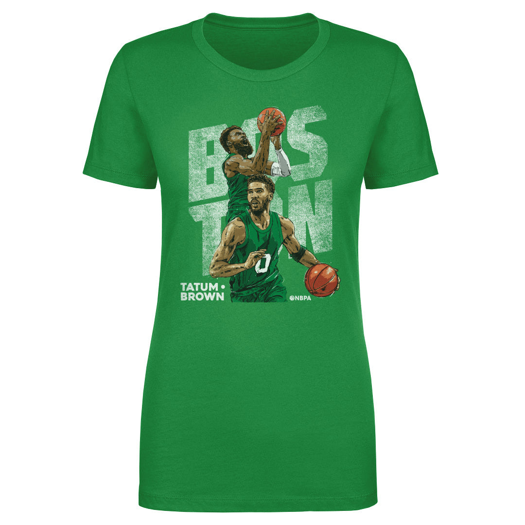 Jayson Tatum & Jaylen Brown Boston Duo WHT