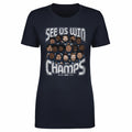 Seattle Football 2025 Champs Cartoon WHT
