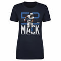 Khalil Mack Los Angeles C Bold Number WHT