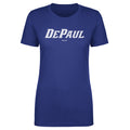 DePaul Blue Demons Wordmark White WHT