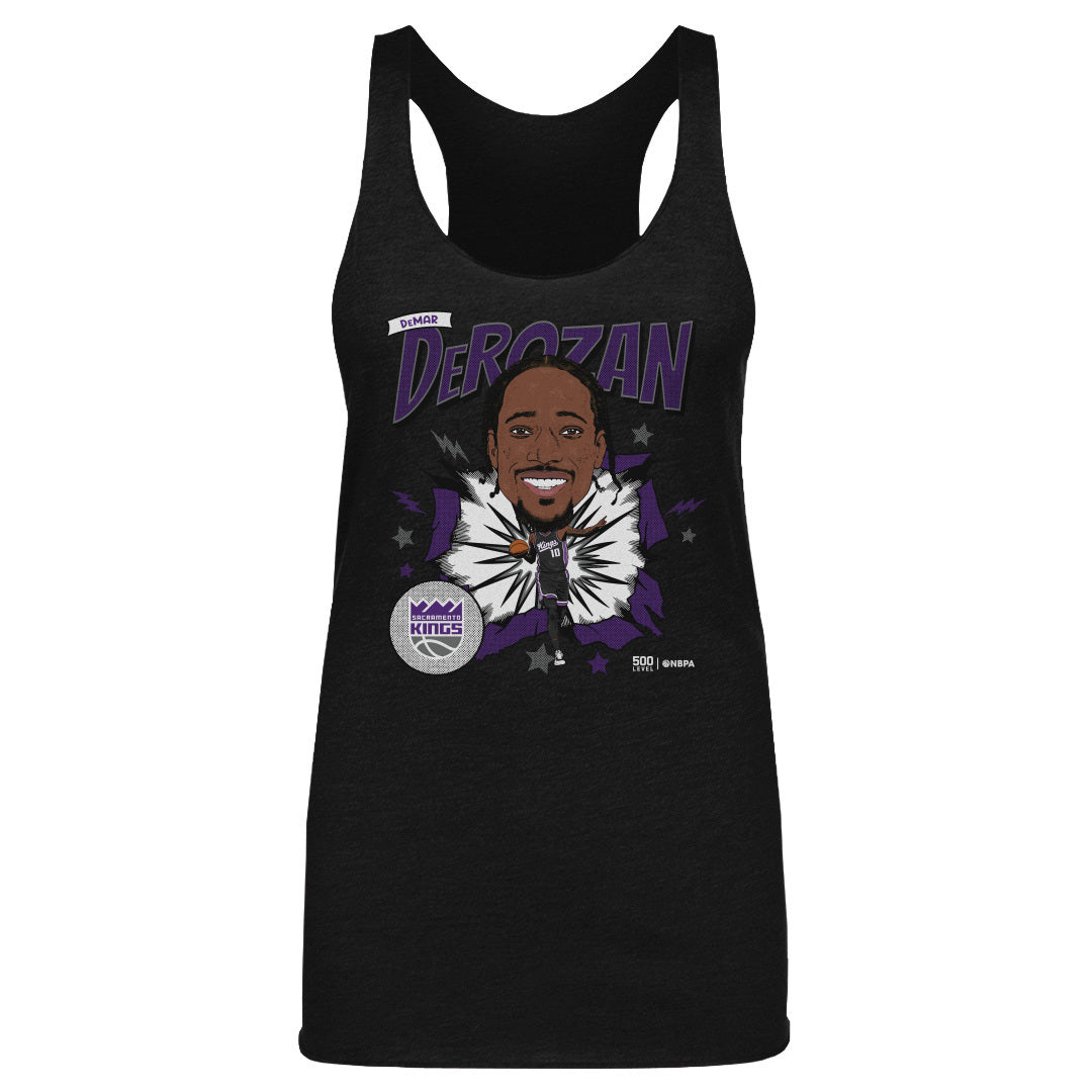 DeMar DeRozan Sacramento Kings Caricature WHT