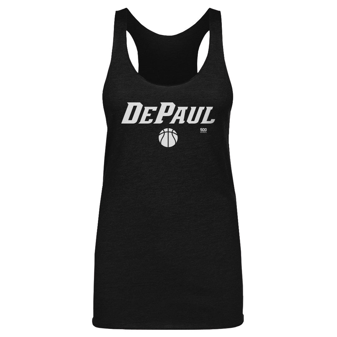 DePaul Blue Demons Basketball Minimalist WHT