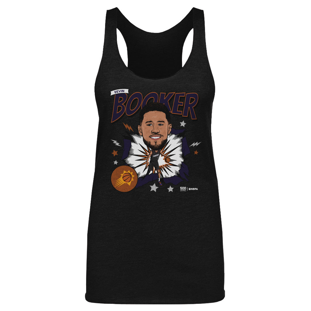 Devin Booker Phoenix Suns Caricature WHT