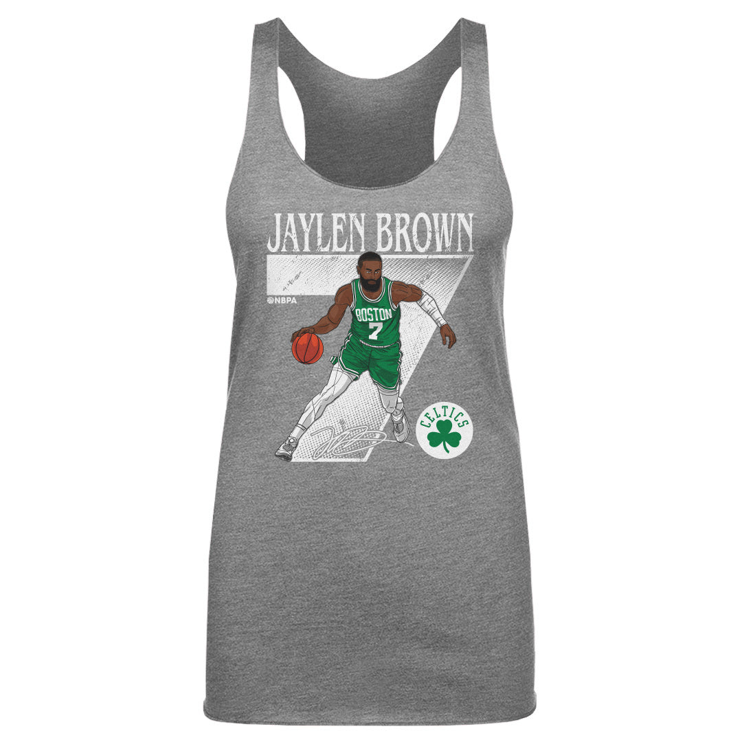 Jaylen Brown Boston Celtics Number WHT