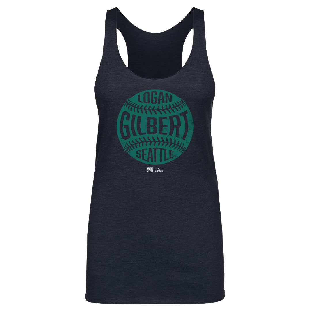 Logan Gilbert Seattle Vintage Baseball WHT