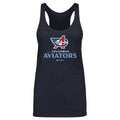 Columbus Aviators Primary Logo WHT