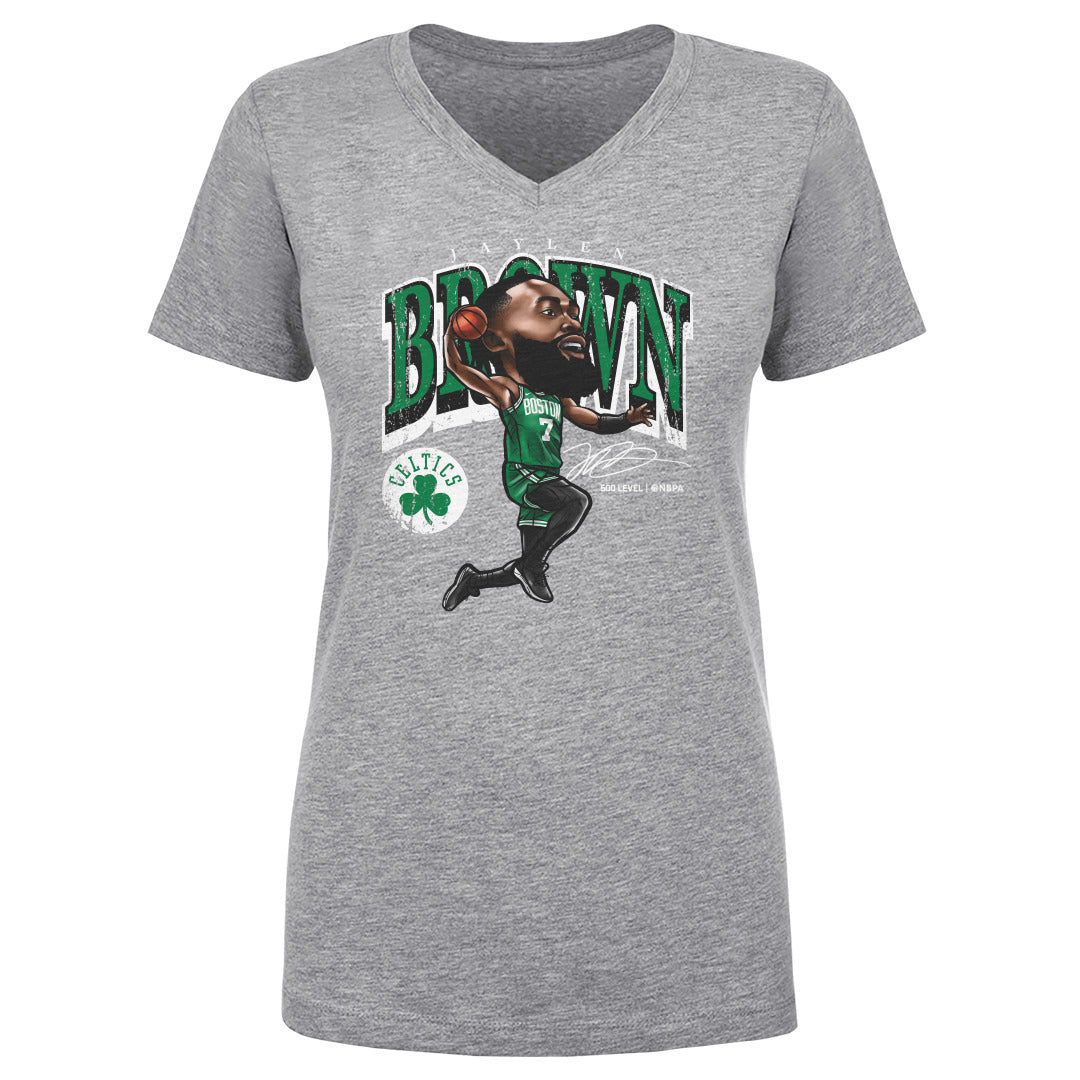 Jaylen Brown Boston Celtics Cartoon WHT