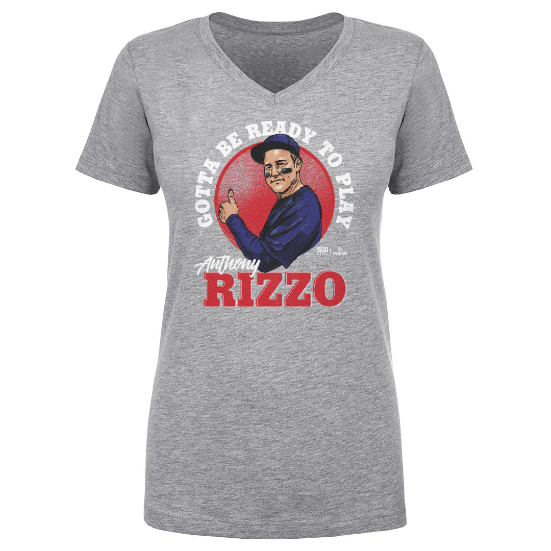 Anthony Rizzo Chicago C Ready To Play W WHT
