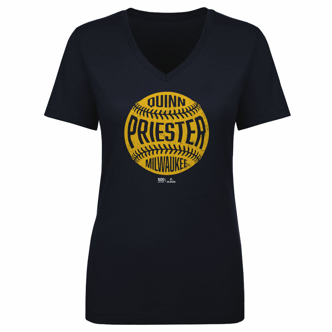 Quinn Priester Milwaukee Vintage Baseball WHT