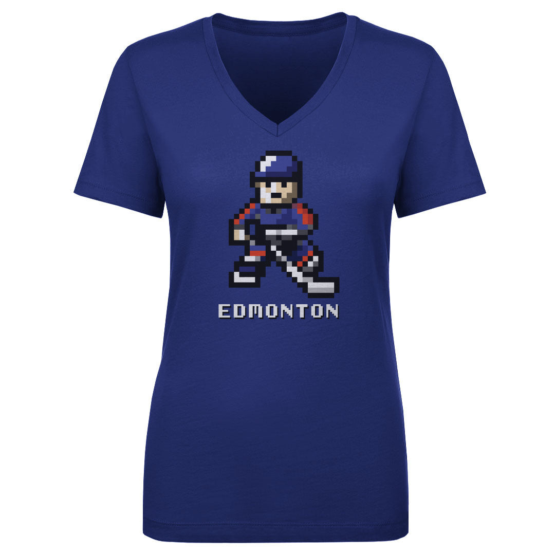 Edmonton Hockey 8-bit WHT