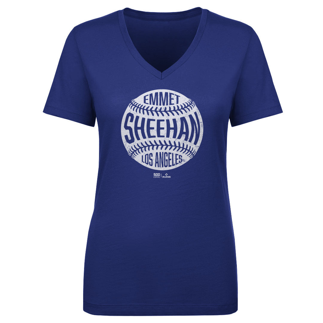 Emmet Sheehan Los Angeles D Vintage Baseball WHT