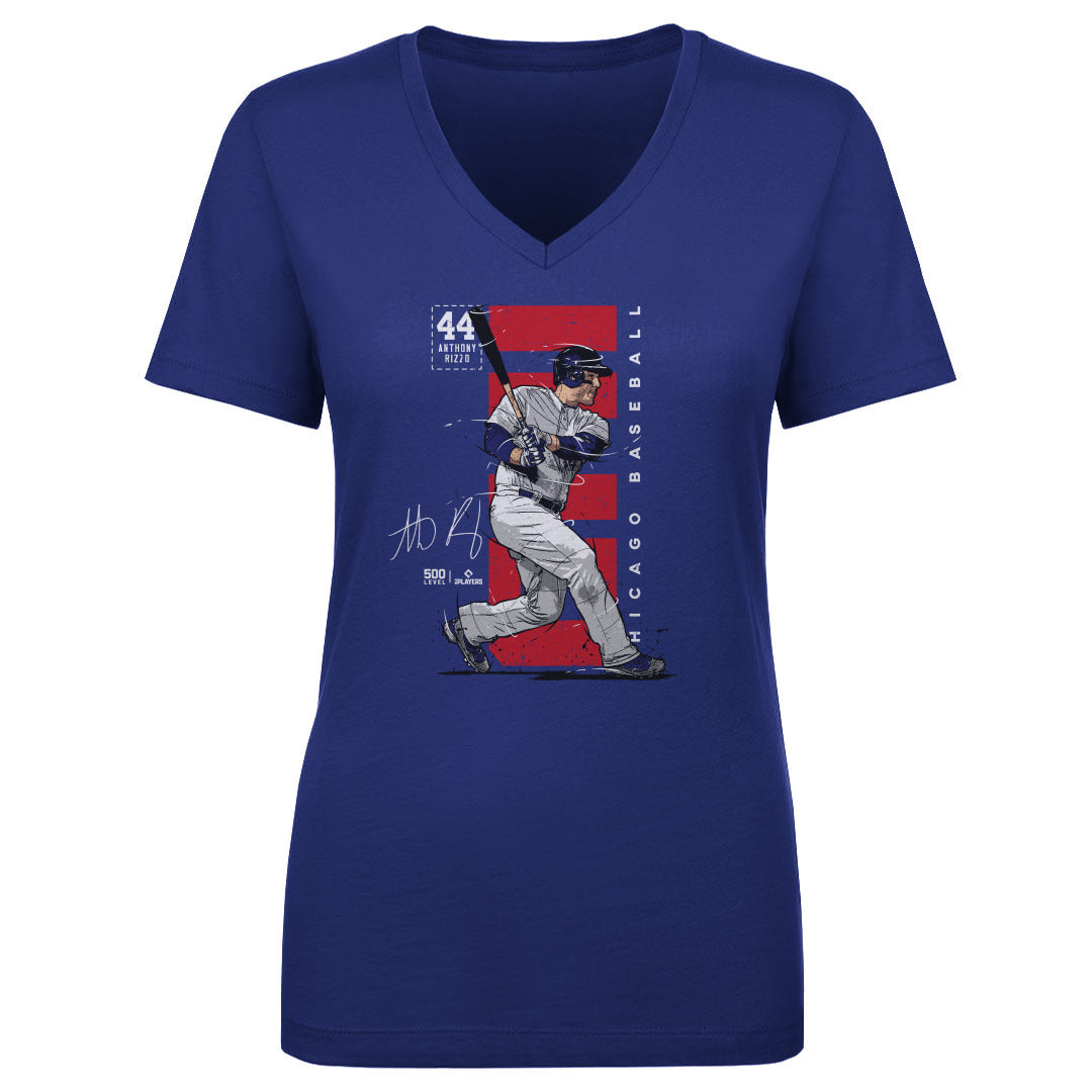 Anthony Rizzo Chicago C Vertical WHT