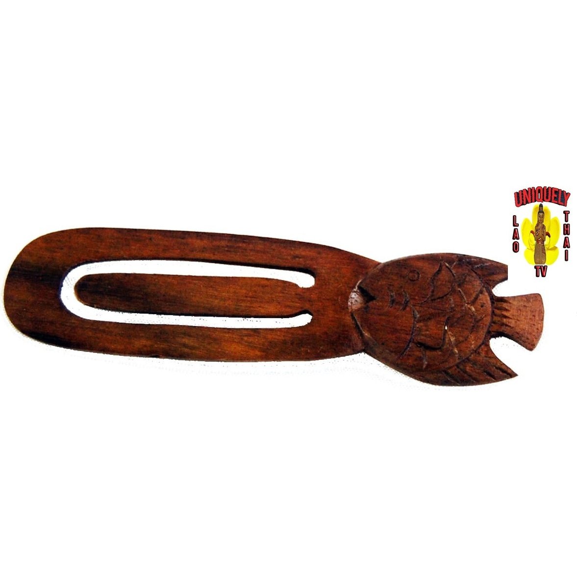 Very Unique 5" Wooden Bookmark Fish Theme