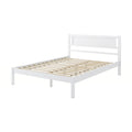 Twin/Full/Queen Size Wood Bed Frame with Headboard and Wooden Slats Support