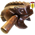 Wooden Croaking Frog 5" Long Frog Rasp Guiro