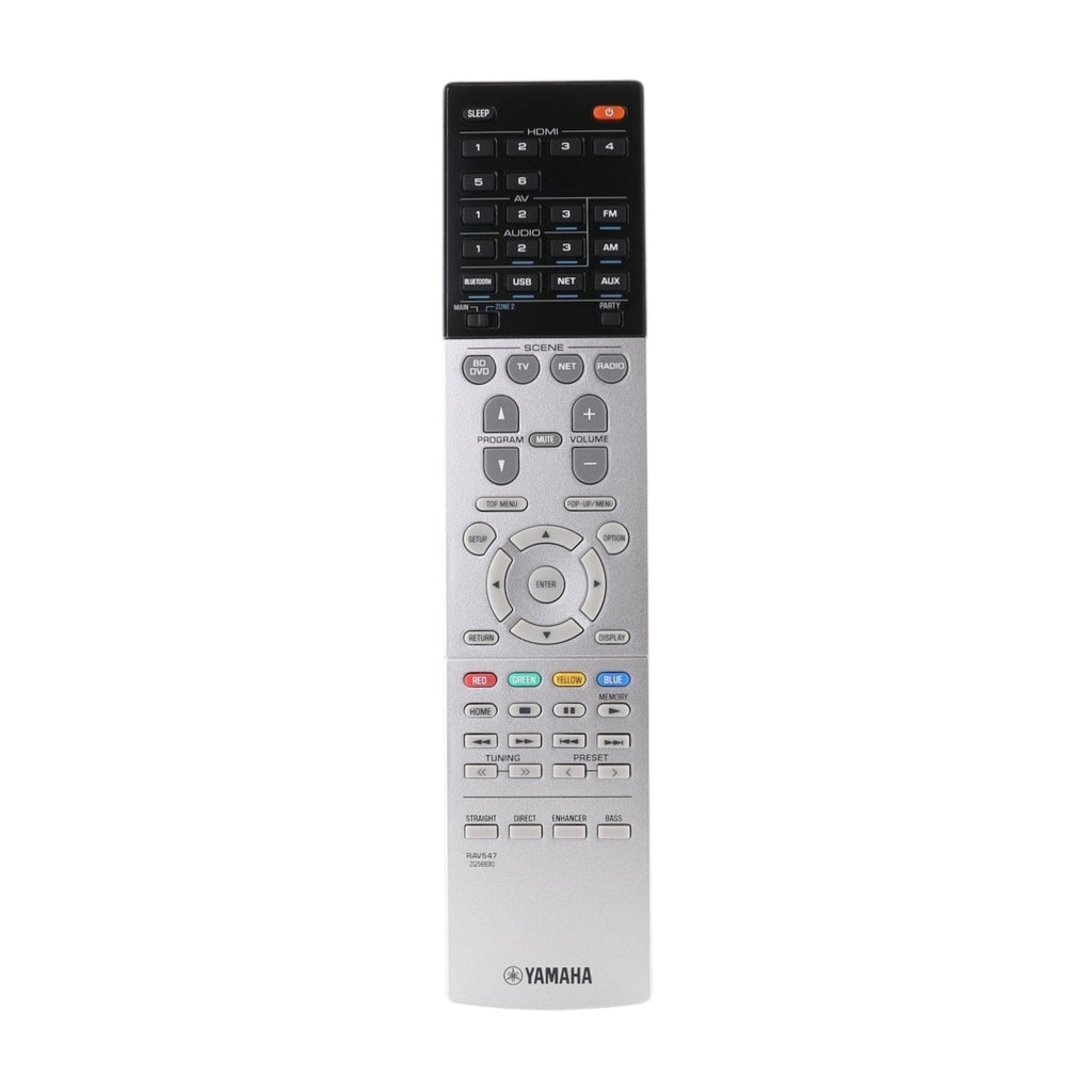 Yamaha RAV547 Slimline Network AV Receiver Remote Control | IR | No Programming Required - ZQ566900