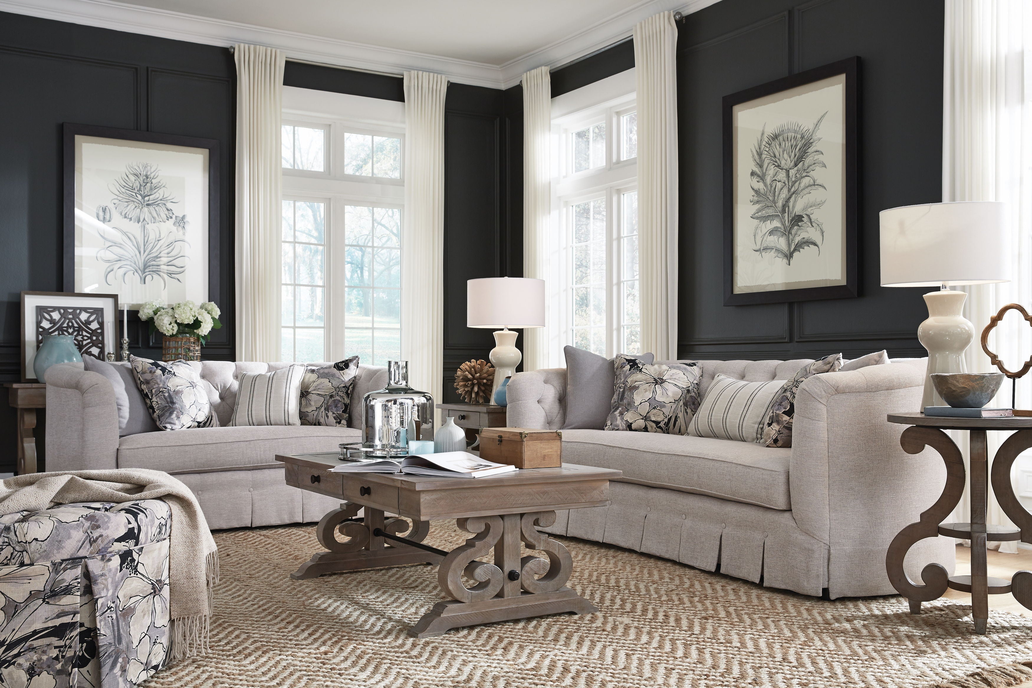 Tinley Park - Rectangular End Table - Dove Tail Gray