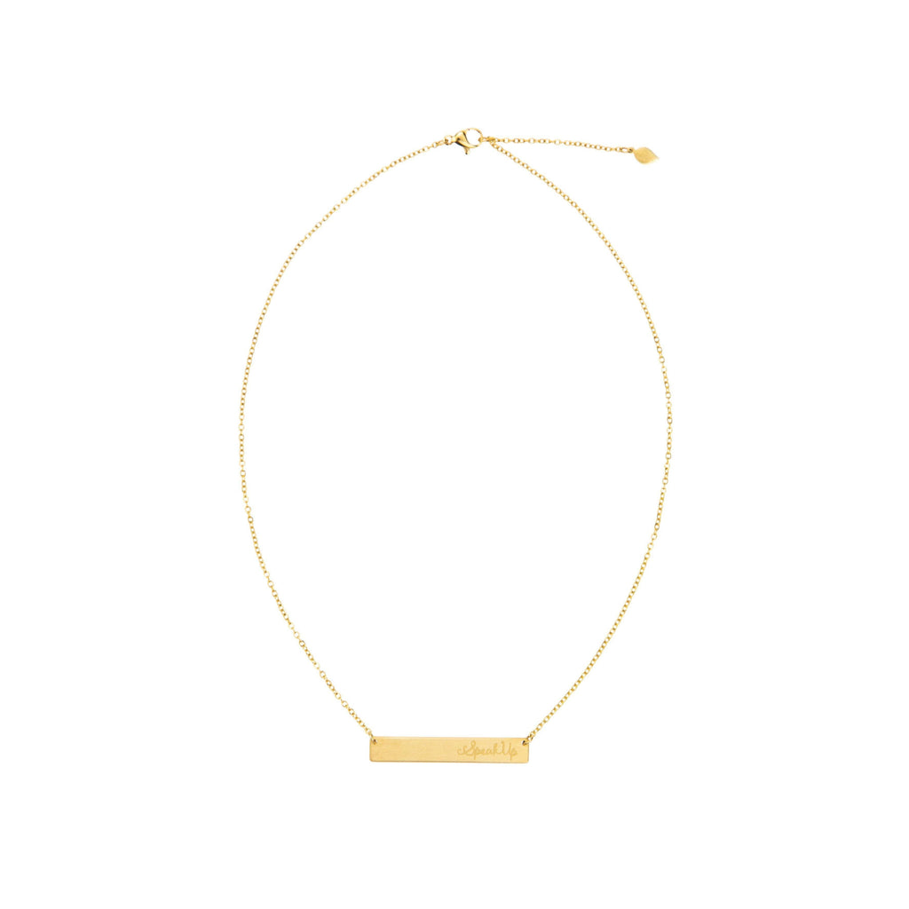 Speak Up Bar Necklace