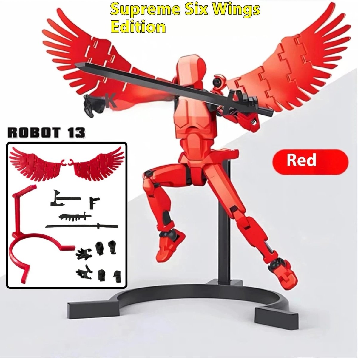 Multi-Jointed Shapeshift Robot - 3D Printed Action Model Toy