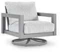 Hurley Park - Swivel Chair With Cushion - Gray