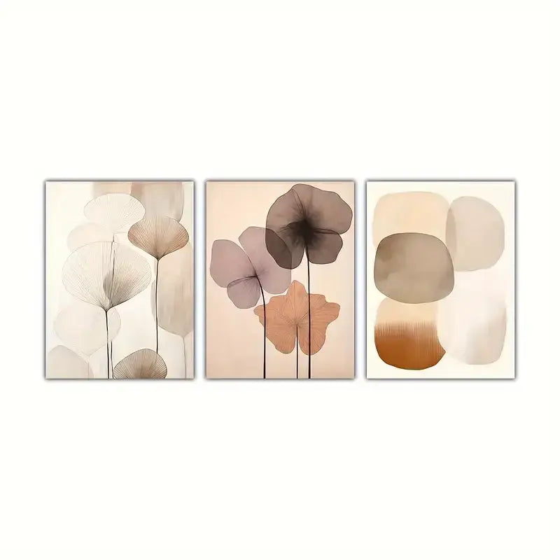 Abstract Flower Canvas Wall Art