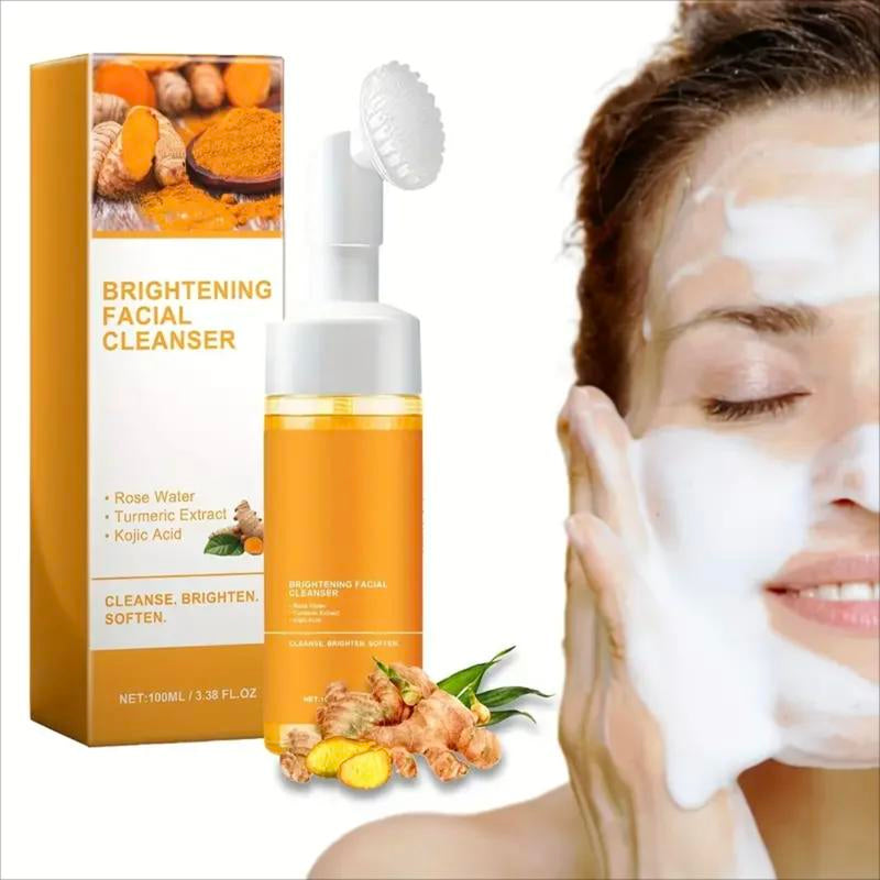 Turmeric Cleansing Duo: Mousse & Soap for Radiant Skin - Perfect Father's Day Gift!