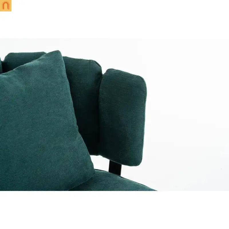 Accent Chair Coastal Chenille Green Pocket Spring 300 lb 28in