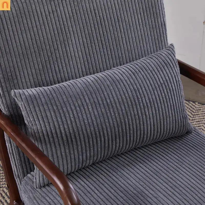 Accent Chair Mid-Century Dark Gray 28in