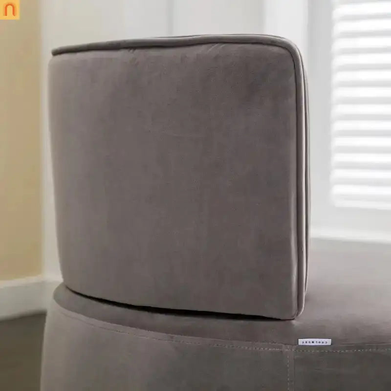 Accent Chair Barrel Swivel Velvet Gray 360 Degree 300 lb 25in