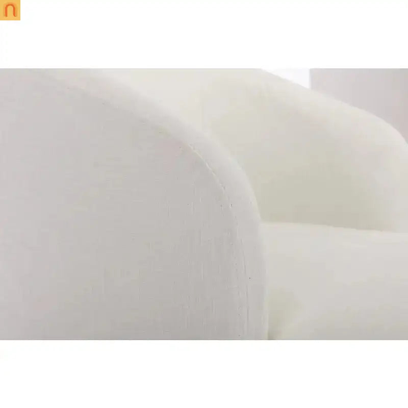 Accent Chair Barrel Swivel Chenille Ivory 360 Degree 250 lb 25in