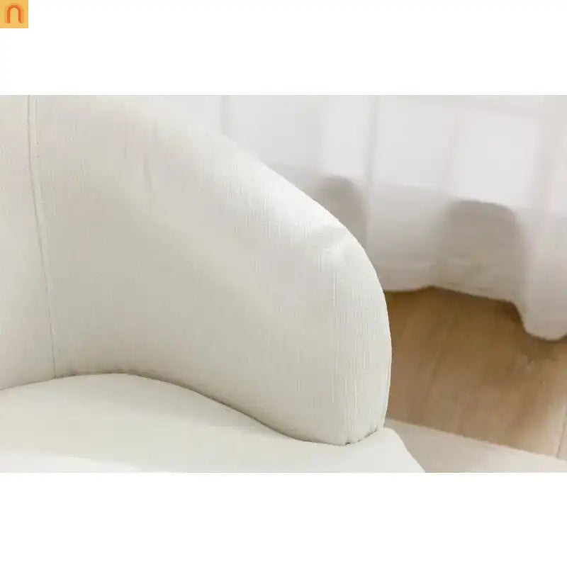 Accent Chair Barrel Swivel Chenille Ivory 360 Degree 250 lb 25in
