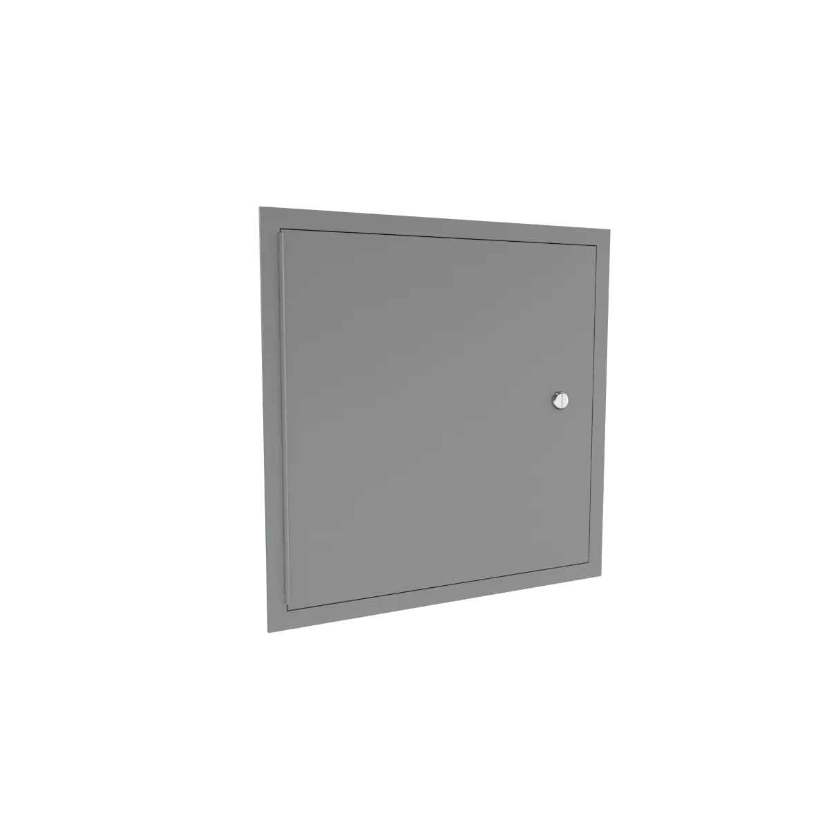 Access Panel 14" X 14" Gray With Cam Easy Access