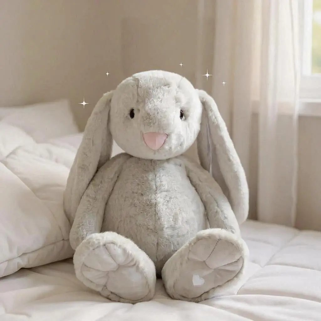 XL Xander Bunny — Oversized Bunny Plush with Warming Lavender Center