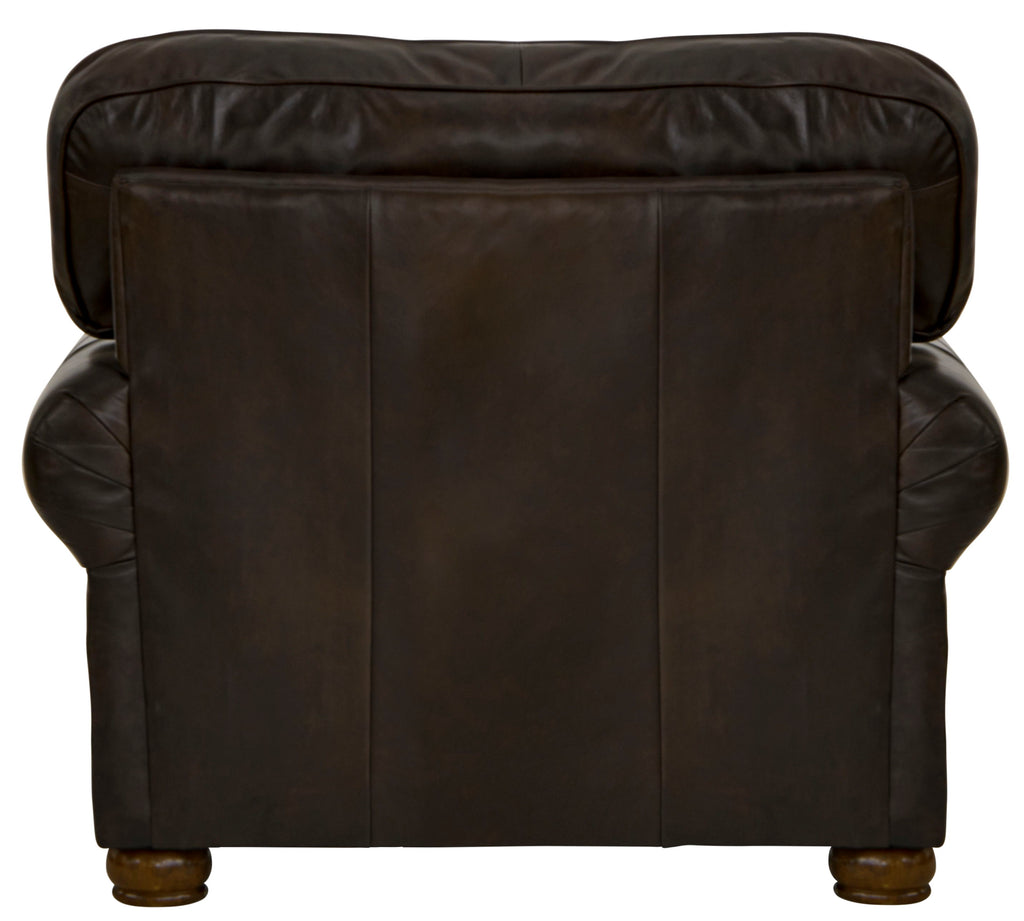 Roberto - Leather Chair - Cocoa